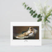 Francisco Goya #251 - Fine Art Postkarte (Stehend Vorderseite)