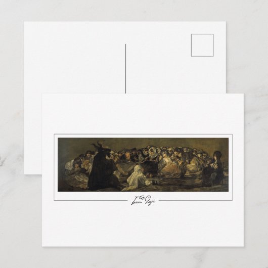 Francisco Goya #262 - Fine Art Postkarte (Vorne/Hinten)