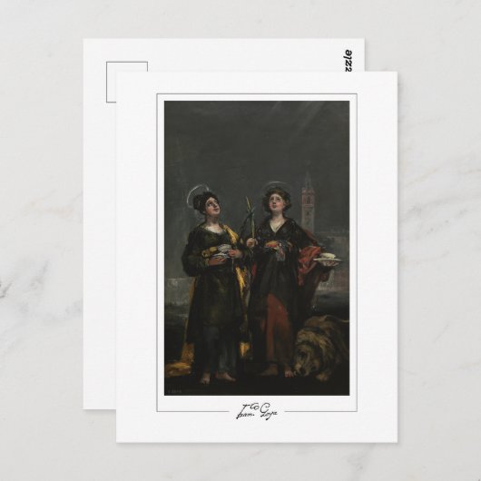 Francisco Goya #33 - Fine Art Postkarte (Vorne/Hinten)