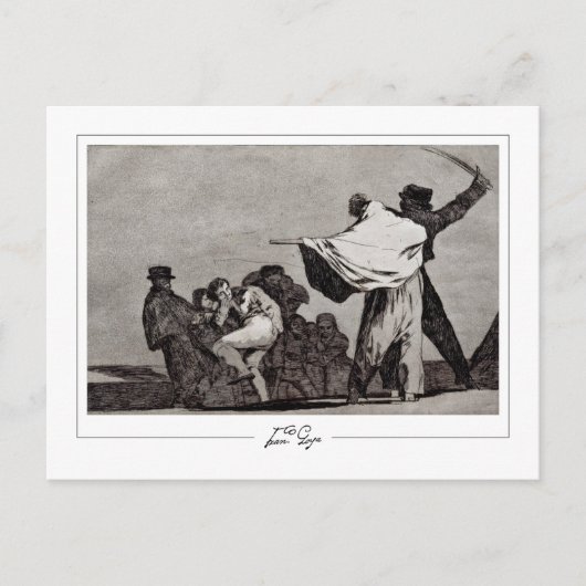 Francisco Goya #498 - Fine Art Postcard Postkarte (Vorderseite)