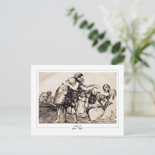 Francisco Goya #517 - Fine Art Postcard Postkarte (Stehend Vorderseite)