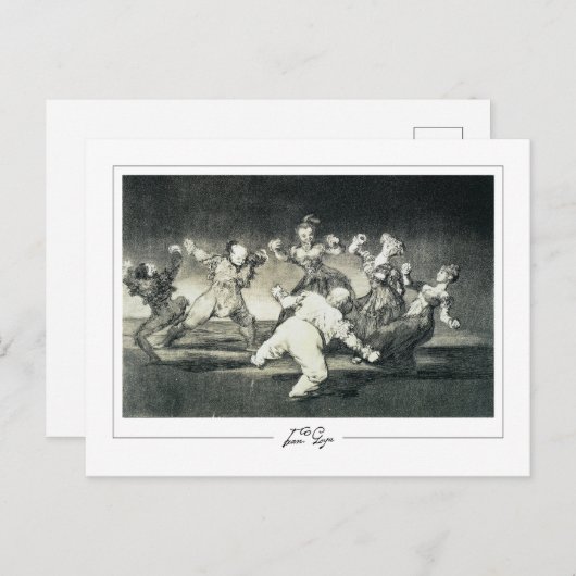 Francisco Goya #529 - Fine Art Postcard Postkarte (Vorne/Hinten)