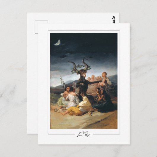 Francisco Goya #6 - Fine Art Postkarte (Vorne/Hinten)