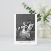 Francisco Goya - Bis zum Tod Postkarte (Stehend Vorderseite)