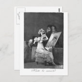 Francisco Goya - Bis zum Tod Postkarte (Vorne/Hinten)