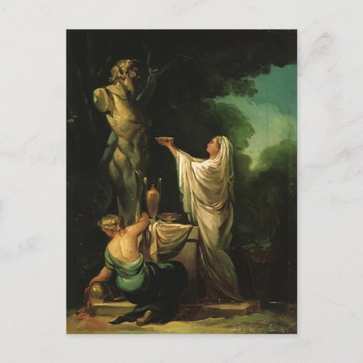 Francisco Goya - Das Opfer für Priapus Postkarte (Vorderseite)
