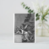 Francisco Goya - Der Schlaf der Vernunft produzier Postkarte (Stehend Vorderseite)