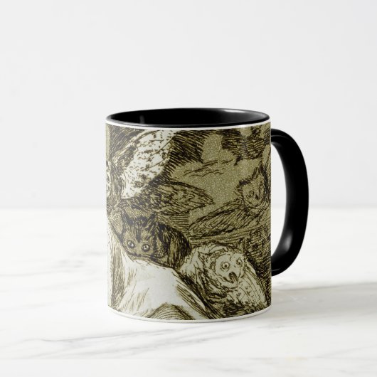 Francisco Goya - Der Schlaf Tasse (VorderseiteRechts)