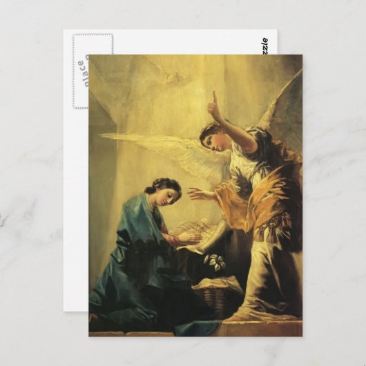 Francisco Goya - Die Ankündigung Postkarte (Vorne/Hinten)