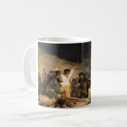 Francisco Goya, Dritter Mai 1808 Kaffeetasse (Vorderseite Links)