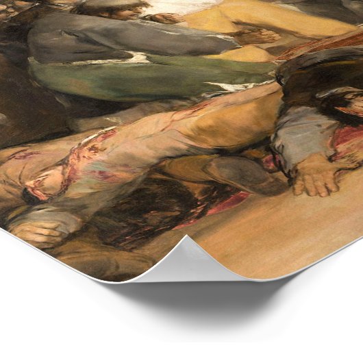 Francisco Goya, Dritter Mai 1808 Poster (Ecke)