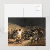 Francisco Goya, Dritter Mai 1808 Postkarte (Vorne/Hinten)