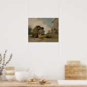 Francisco Goya - Friar Pedro Binds El Maragato Poster (Küche)