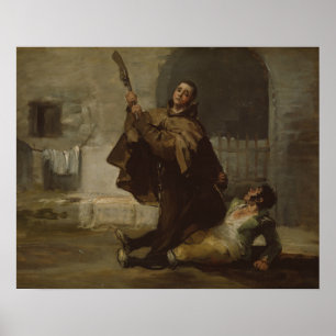 Francisco Goya - Friar Pedro Clubs El Maragato Poster