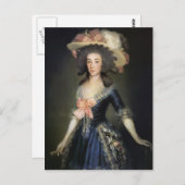Francisco Goya - Herzogin Graf von Benavente Postkarte (Vorne/Hinten)