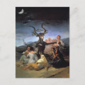 Francisco Goya- Hexen Sabbath Postkarte (Vorderseite)