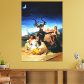 FRANCISCO GOYA - Hexenbad - 1798 - Leinwanddruck (Insitu (Wohnzimmer))