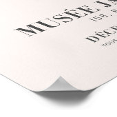 Francisco Goya Manuel Osorio Manrique de Zúñiga Poster (Ecke)