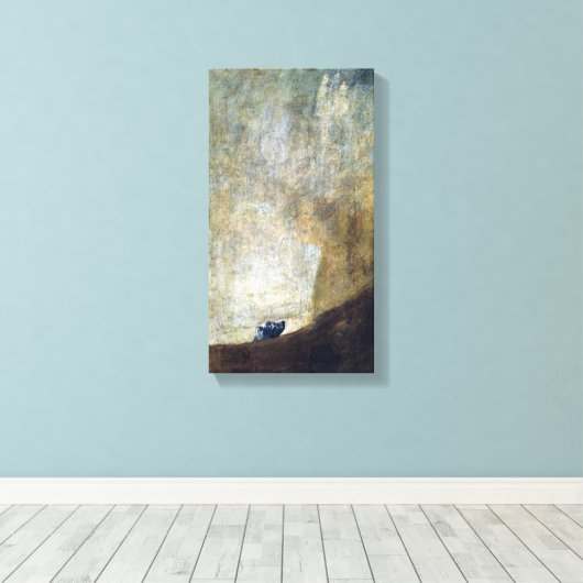 Francisco Goya The Dog Leinwanddruck (Insitu (Holzboden))