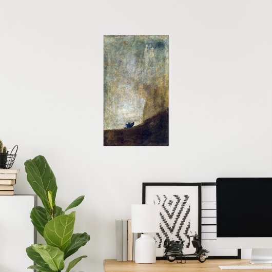 Francisco Goya The Dog Poster (Heimbüro)