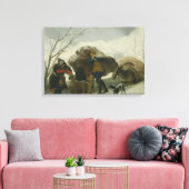 Francisco Goya - Winterlandschaft Leinwanddruck (Insitu (Wohnzimmer))