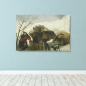 Francisco Goya - Winterlandschaft Leinwanddruck (Insitu (Holzboden))