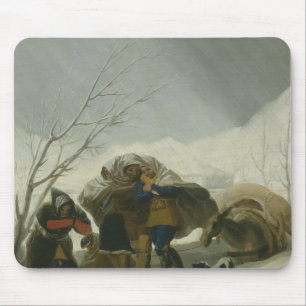 Francisco Goya - Winterlandschaft Mousepad