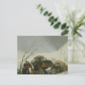 Francisco Goya - Winterlandschaft Postkarte (Stehend Vorderseite)