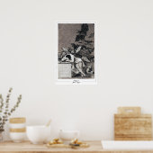 Francisco Goya Zedign Art Poster #102 (Küche)