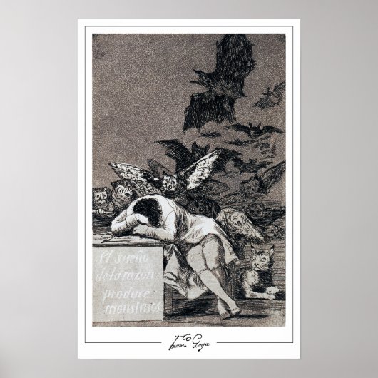 Francisco Goya Zedign Art Poster #102 (Vorne)
