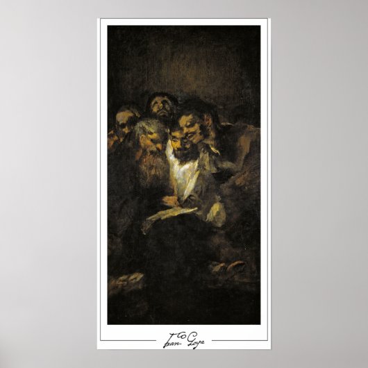 Francisco Goya Zedign Art Poster #179 (Vorne)
