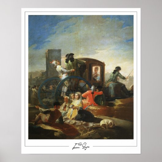 Francisco Goya Zedign Art Poster #18 (Vorne)