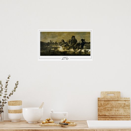 Francisco Goya Zedign Art Poster #22 (Küche)