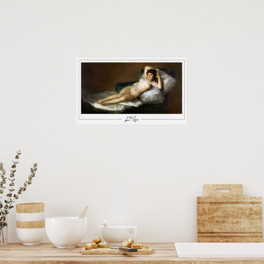 Francisco Goya Zedign Art Poster #251 (Küche)