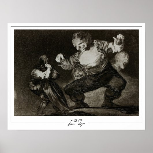 Francisco Goya Zedign Art Poster #292 (Vorne)