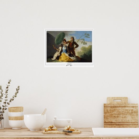 Francisco Goya Zedign Art Poster #403 (Küche)