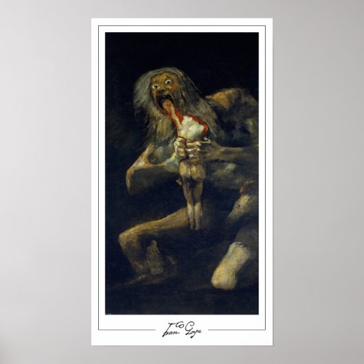 Francisco Goya Zedign Art Poster #457 (Vorne)