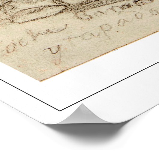 Francisco Goya Zedign Art Poster #502 (Ecke)