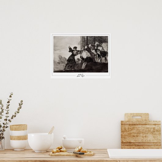 Francisco Goya Zedign Art Poster #504 (Küche)