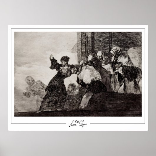 Francisco Goya Zedign Art Poster #504 (Vorne)