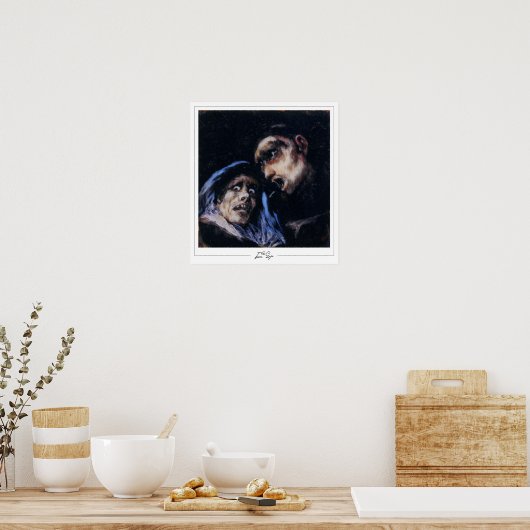 Francisco Goya Zedign Art Poster #514 (Küche)