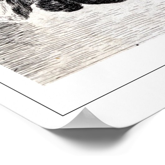 Francisco Goya Zedign Art Poster #520 (Ecke)