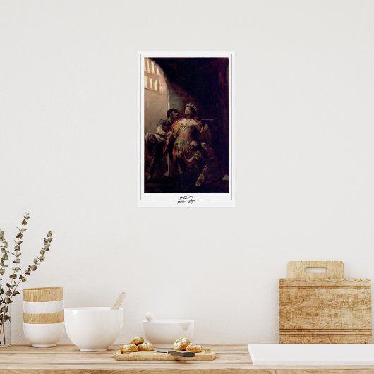 Francisco Goya Zedign Art Poster #524 (Küche)