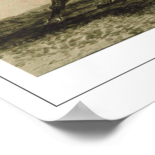 Francisco Goya Zedign Art Poster #527 (Ecke)