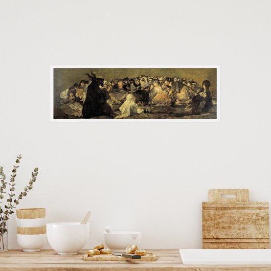 Francisco Goyas Hexen Sabbat Poster (Küche)