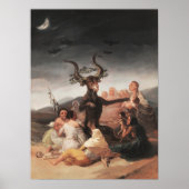 Francisco Goyas rätselhafte Hexen-Sabbat Poster (Vorne)
