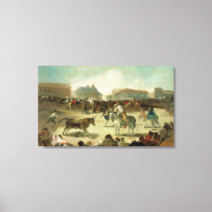 Francisco Jose de Goya Ein Dorfbullfight Leinwanddruck