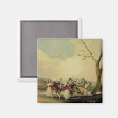 Francisco Jose de Goya y Lucientes | Blinder Mann, Magnet (Vorderseite/Rückseite)