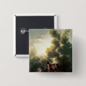 Francisco Jose de Goya y Lucientes | das Picknick, Button (Vorne & Hinten)