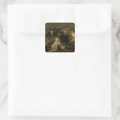 Francisco Jose de Goya y Lucientes | der Hexen Quadratischer Aufkleber (Tasche)